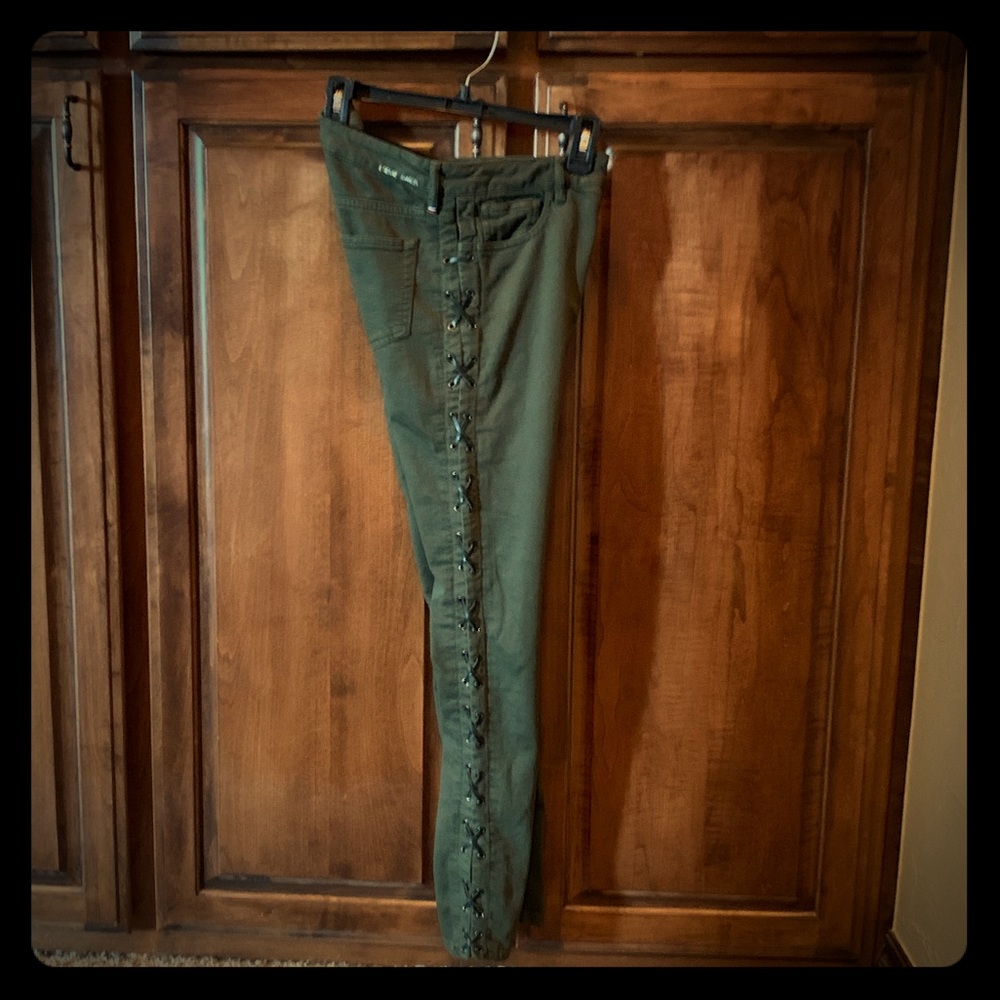 Etienne Marcel Lace-Up Skinny Jeans
